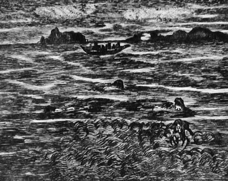 彫版 Zancanaro - Senza titolo