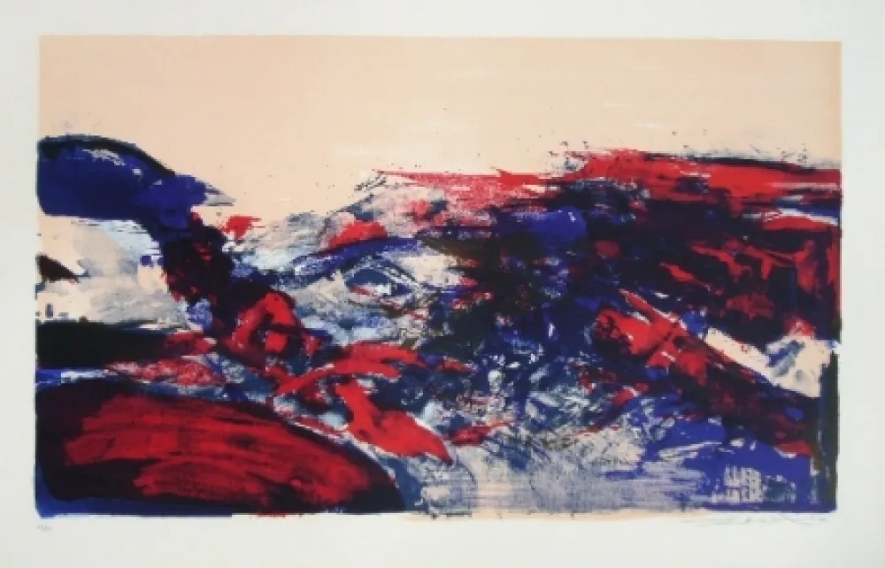 リトグラフ Zao - A la gloire de l'image 274