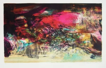 リトグラフ Zao - A la gloire de l'image 276