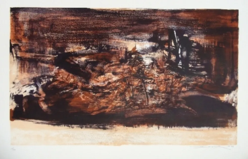 リトグラフ Zao - A la gloire de l'image 282