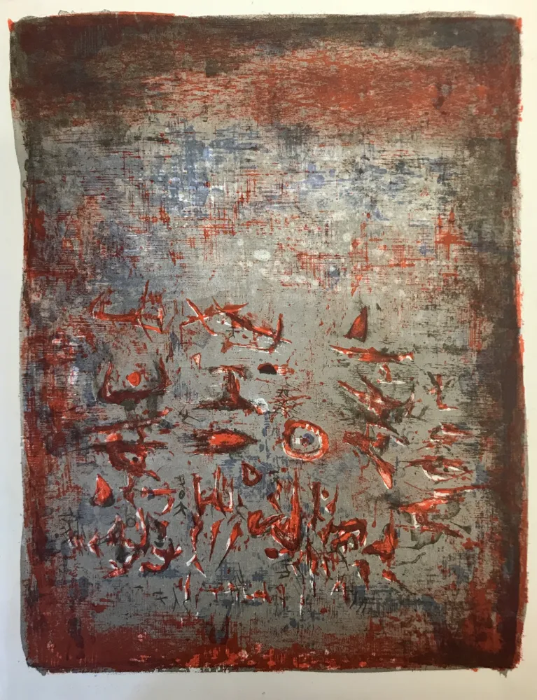 リトグラフ Zao - Composition