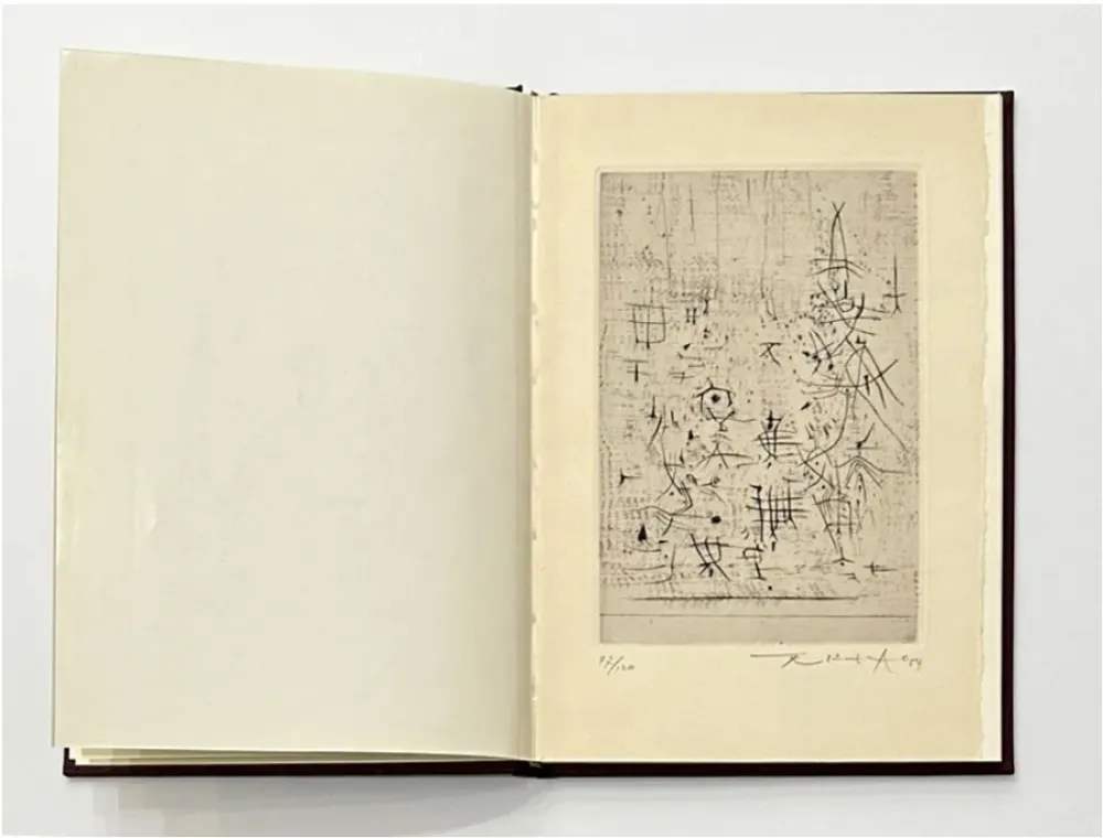 挿絵入り本 Zao - Composition - Gravure signée