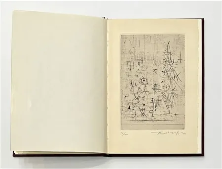 挿絵入り本 Zao - Composition - Gravure signée