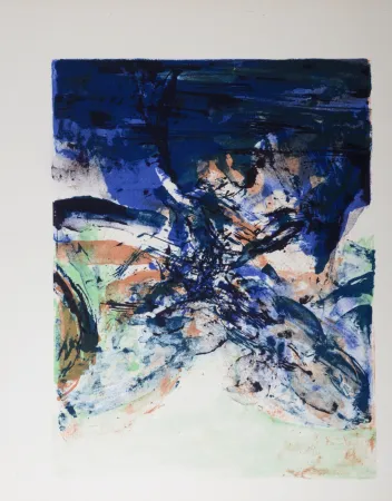 リトグラフ Zao - Composition - Homage to San Lazzaro, 1975