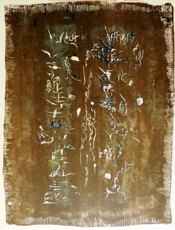 リトグラフ Zao - ECRITURE PLASTIQUE