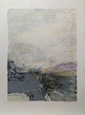 リトグラフ Zao - Hommage à Nobutaka Shikanai 