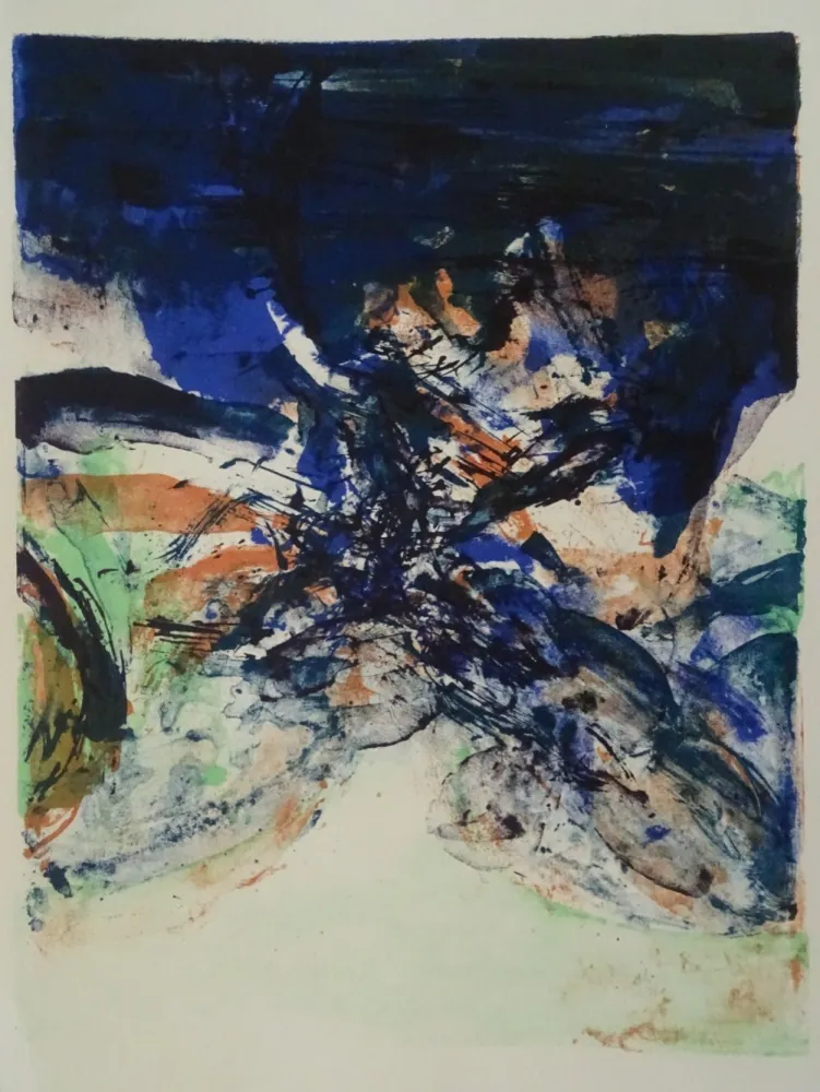 リトグラフ Zao - Hommage a San Lazarro