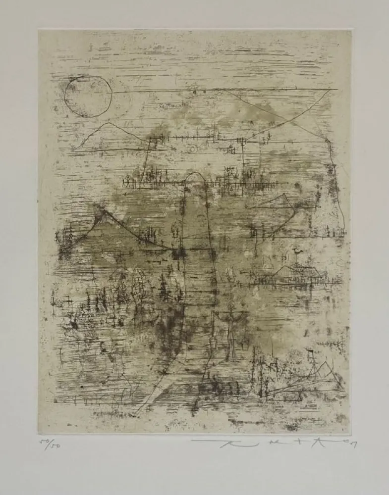 エッチング Zao - L'Escalier 