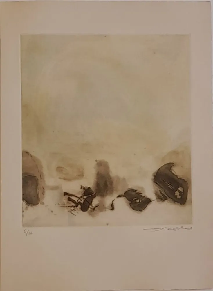 エッチング Zao - L'étang 