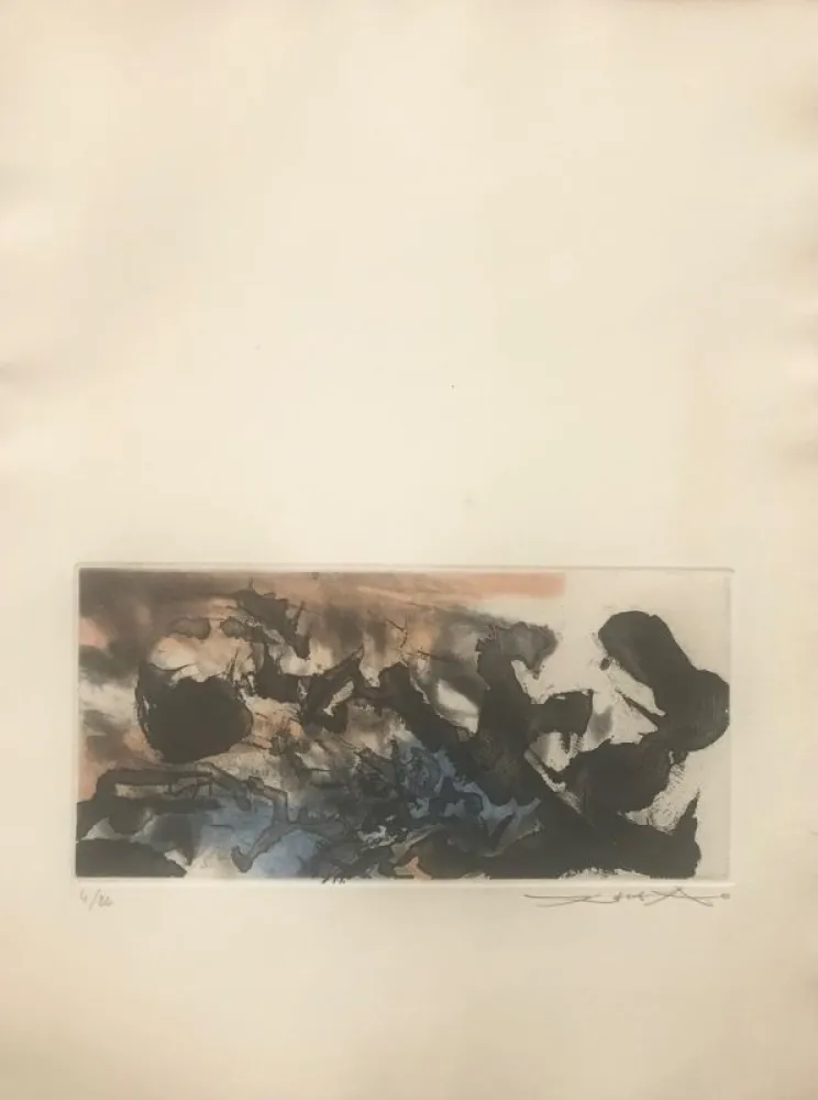 エッチング Zao - L'étang