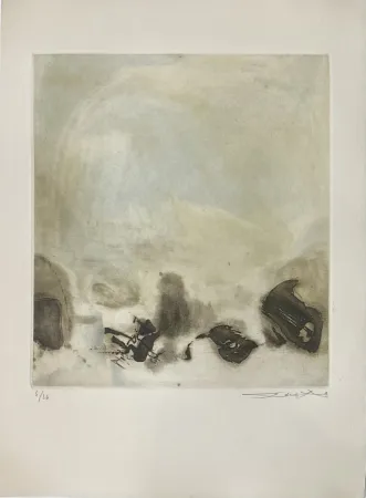 エッチング Zao - L'étang 