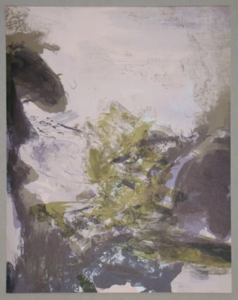 リトグラフ Zao - Lithographie pour XXe Siècle