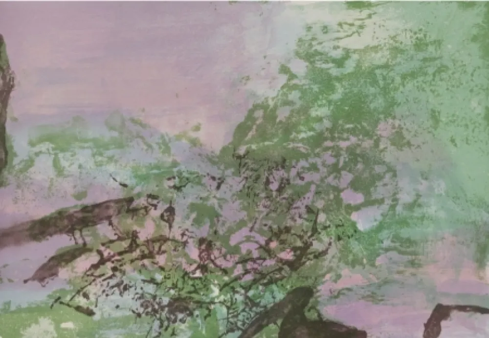 リトグラフ Zao - Untitled