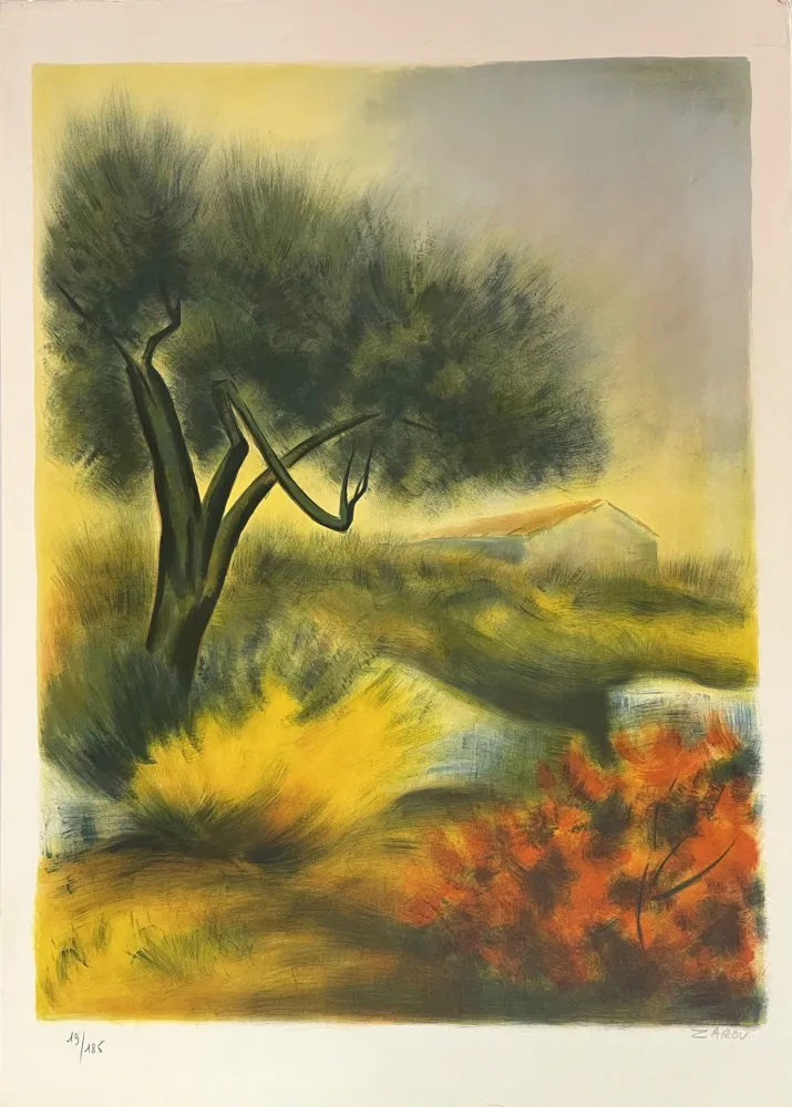 リトグラフ Zarou - Sans Titre