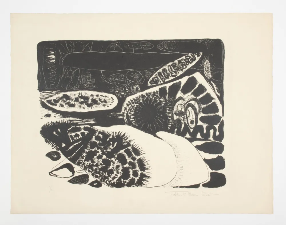 リトグラフ Zeid - Sans titre. Untitled.