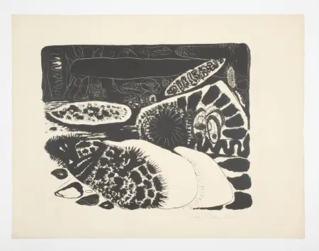 リトグラフ Zeid - Sans titre. Untitled.