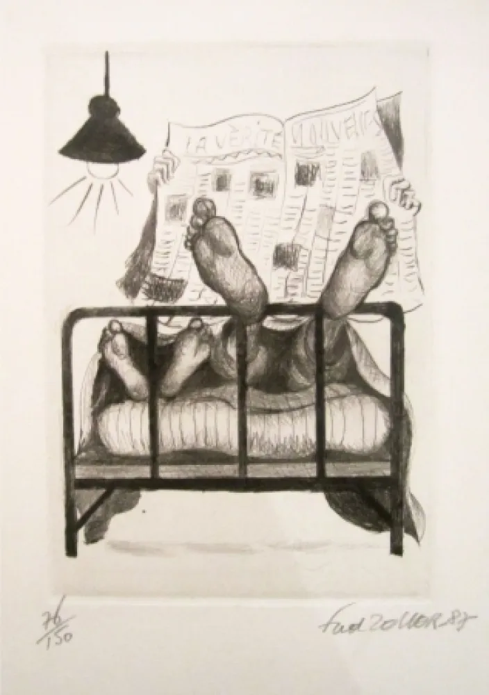 リトグラフ Zeller - La vérité, nouvelles