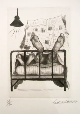 リトグラフ Zeller - La vérité, nouvelles