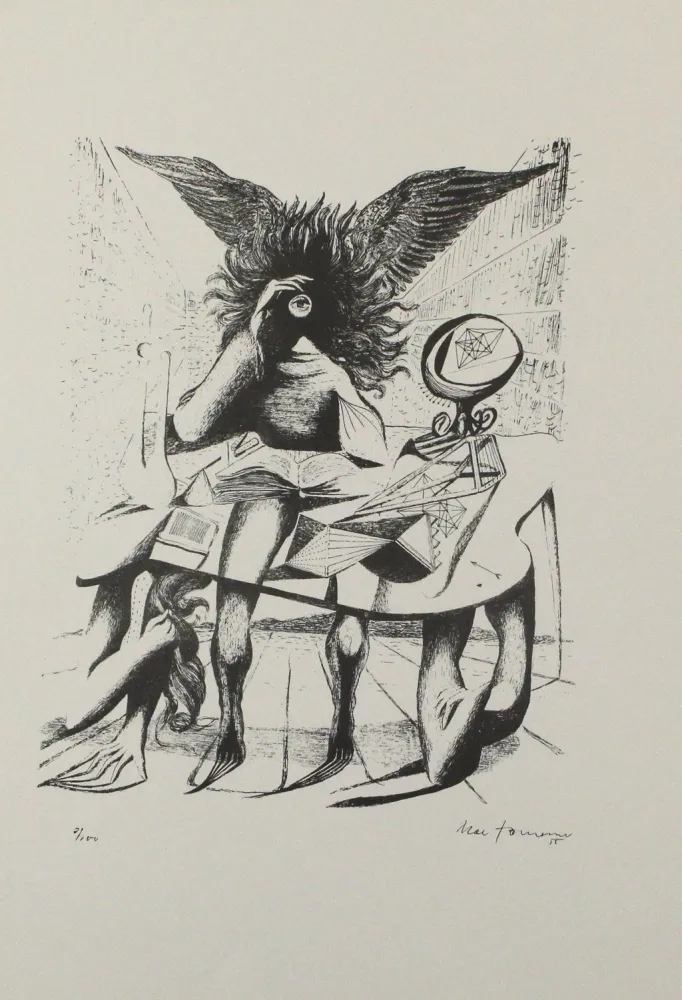 リトグラフ Zimmermann - Durch ein Nadelöhr I / Through a Needle's Eye I