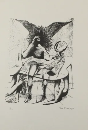 リトグラフ Zimmermann - Durch ein Nadelöhr I / Through a Needle's Eye I