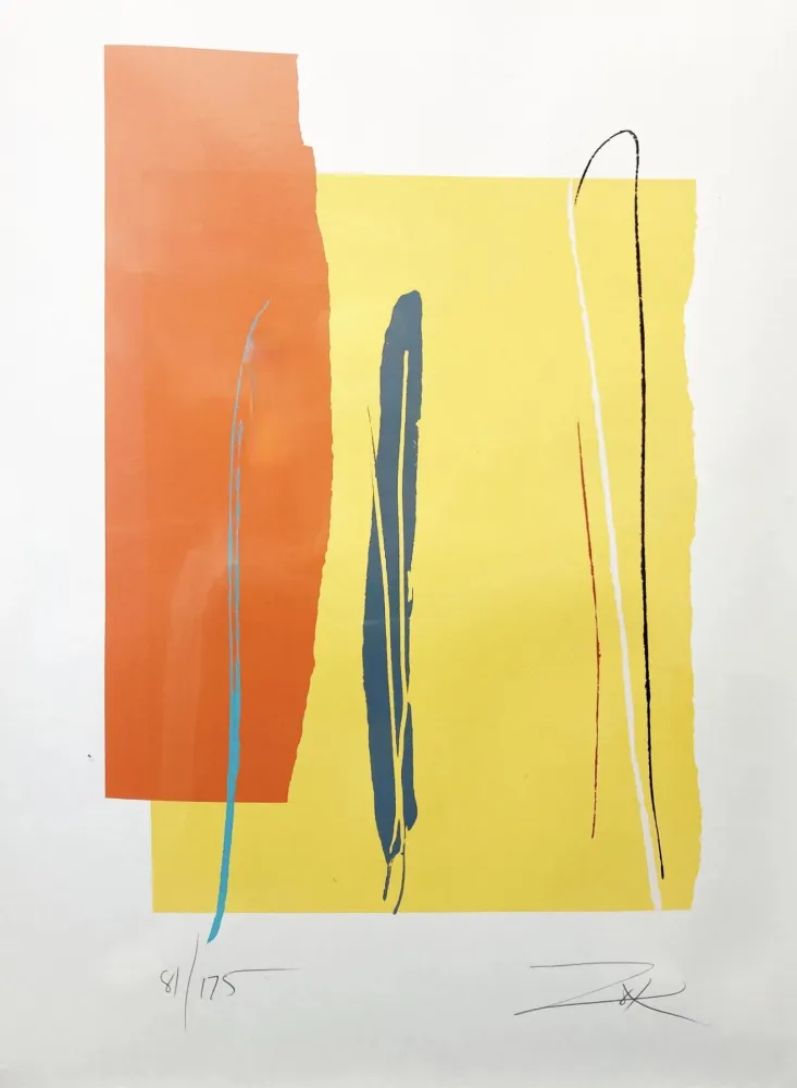 リノリウム彫版 Zox - Untitled 3 from Niagara Series