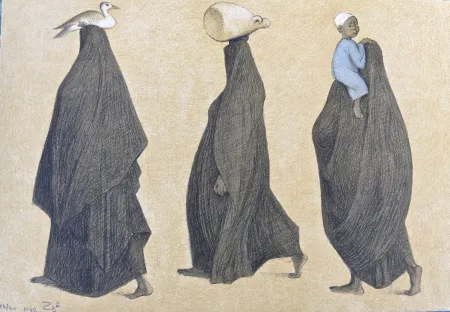 リトグラフ Zuniga - Impressions of Egipto (Egypt) plate 10