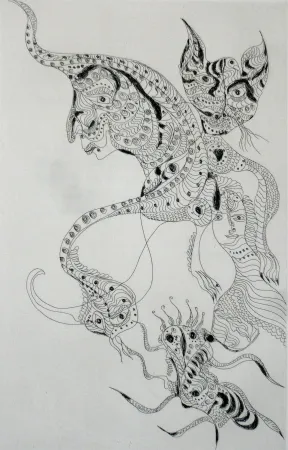 エッチングと　アクチアント Zurn - Oracles et spectacles 2