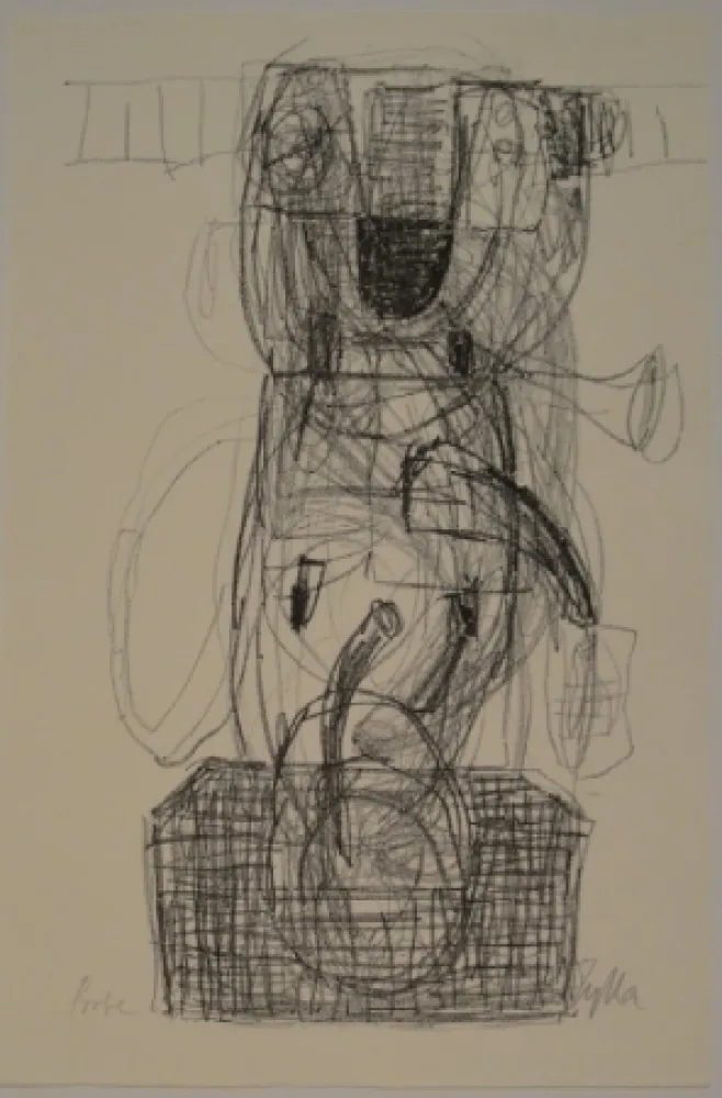 リトグラフ Zylla - Untitled