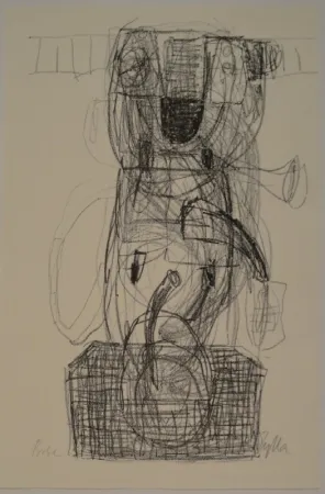 リトグラフ Zylla - Untitled