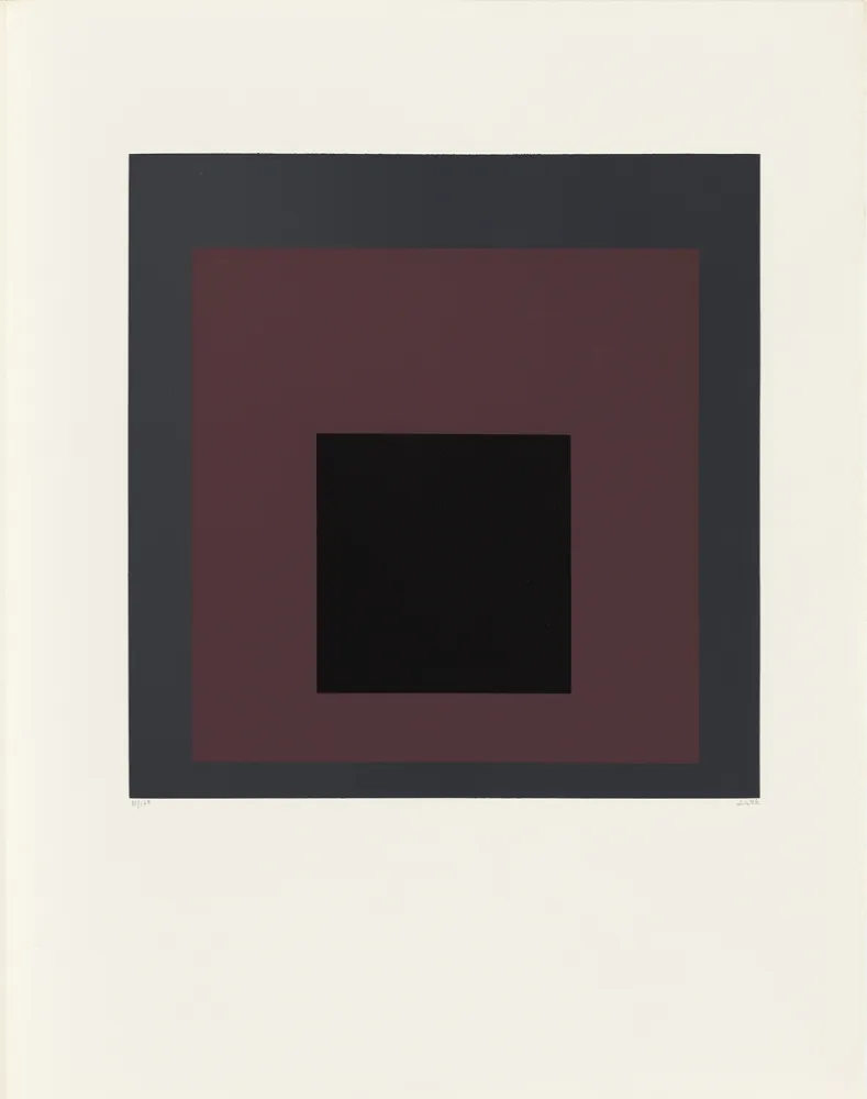 シルクスクリーン Albers - Sheet 5 from 