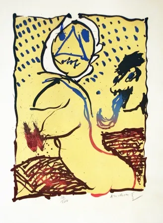 リトグラフ Alechinsky - LA TAILLE DOUCE