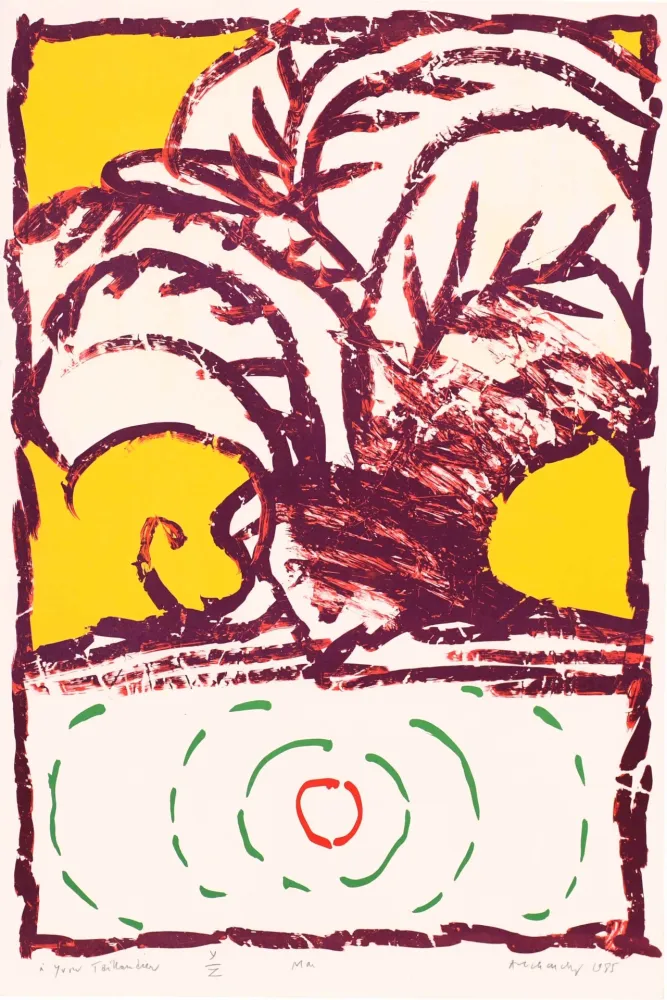 リトグラフ Alechinsky - Salon de mai 