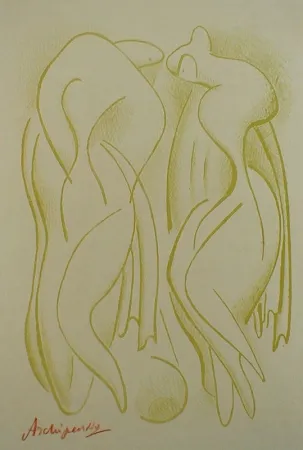 多数の Archipenko - Bathers