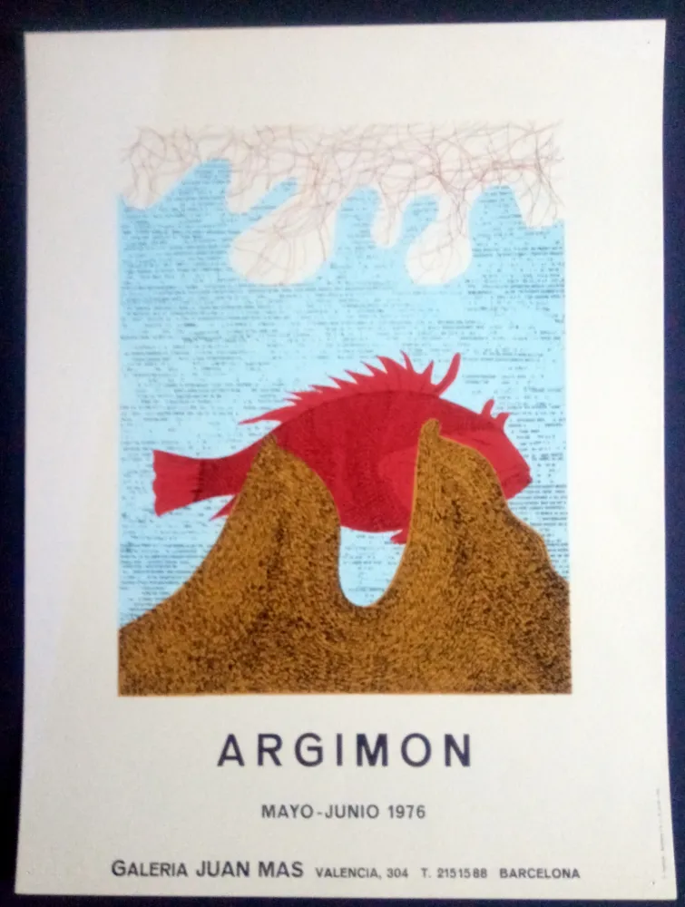 掲示 Argimon - ARGIMON - MAYO JUNIO 1976 - GALERIA JUAN MAS