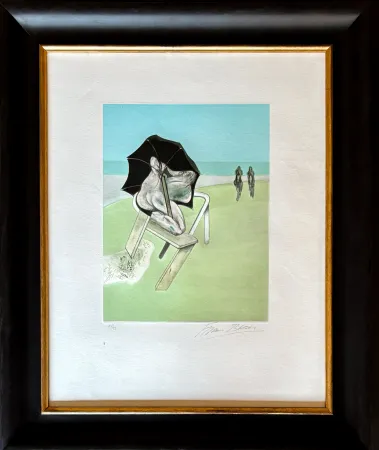 彫版 Bacon - Francis Bacon (1909–1992) - Metropolitan Triptych. Left panel - Color etching and aquatint on Guarro laid paper - 1981