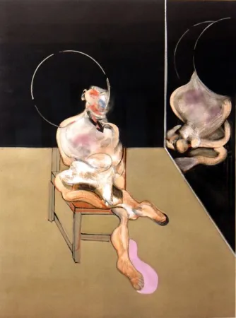 彫版 Bacon - Seated figure