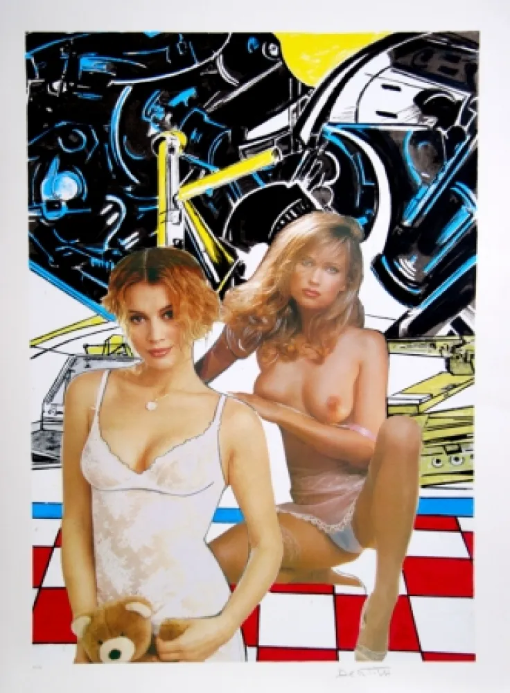 シルクスクリーン Bertini - Bambole