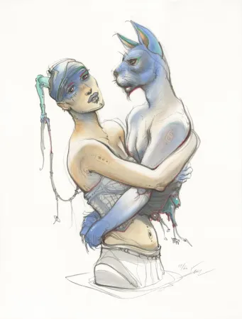 リトグラフ Bilal - Transhumans 1