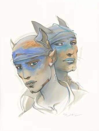 リトグラフ Bilal - Transhumans 2