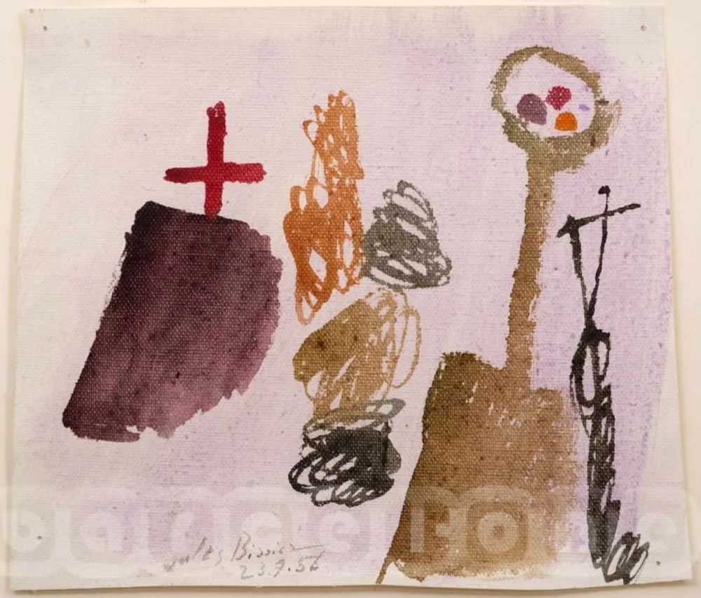 技術的なありません Bissier - Untitled 23.9.56