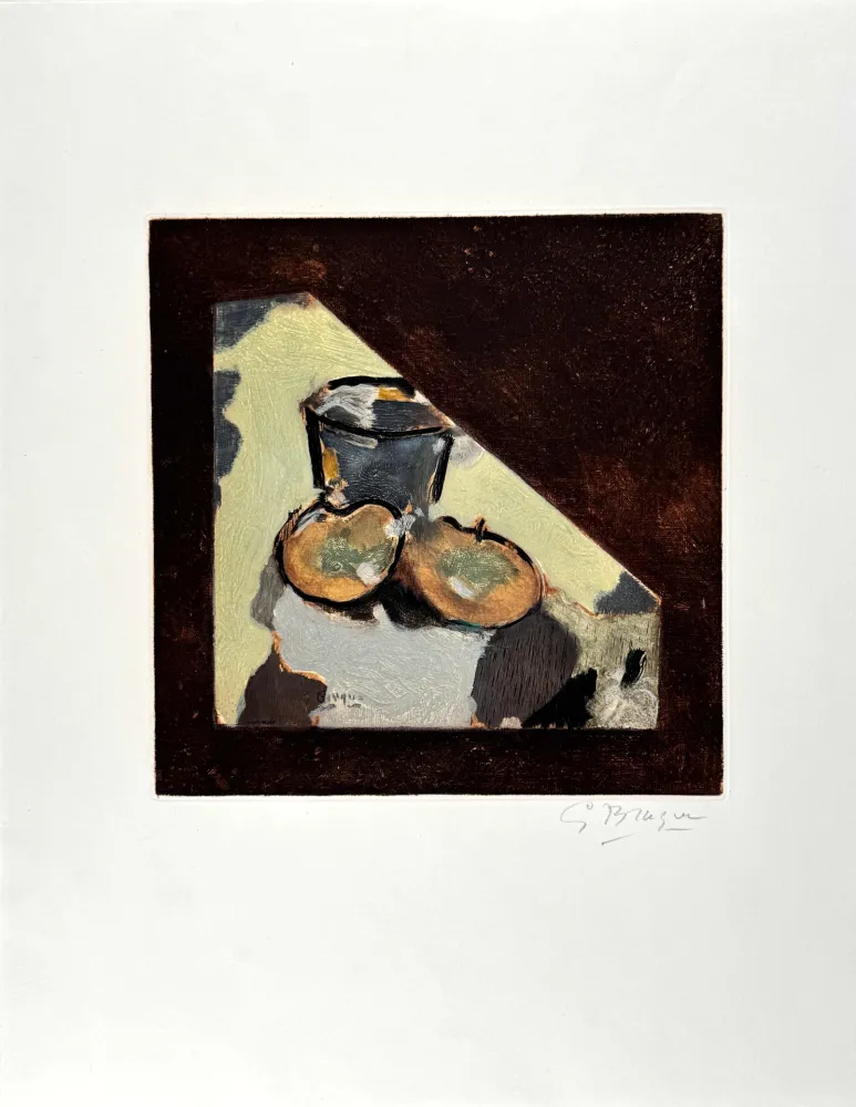 エッチングと　アクチアント Braque -  Nature Morte Oblique 