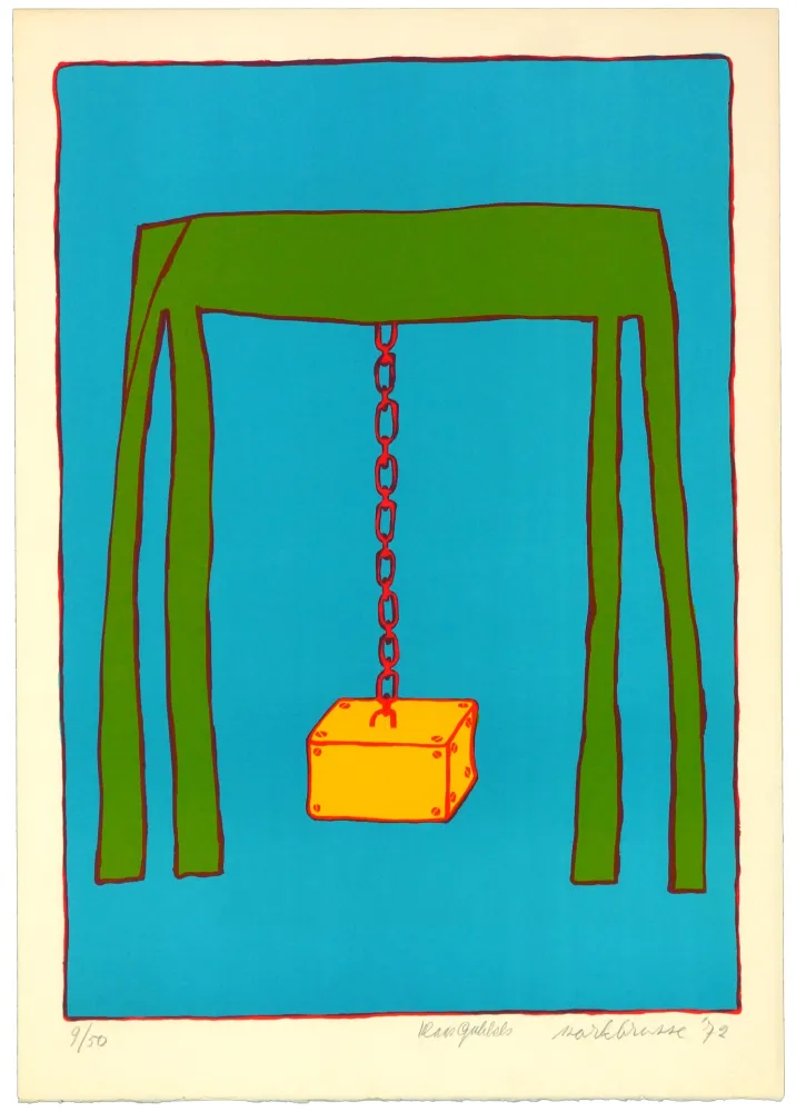 リトグラフ Brusse - Sans titre