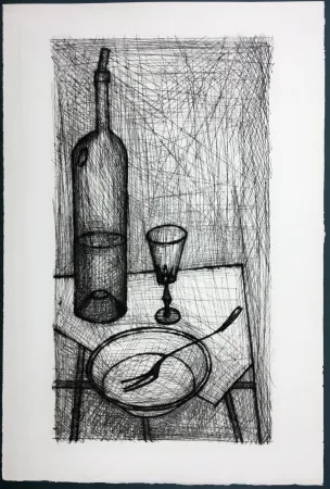 エッチング Buffet - Nature morte pour Recherche de la Purété (1953)