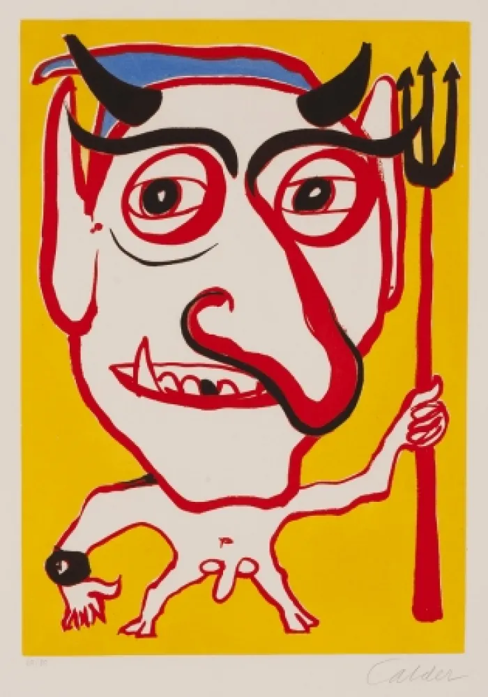 エッチングと　アクチアント Calder - Constantin Tacou