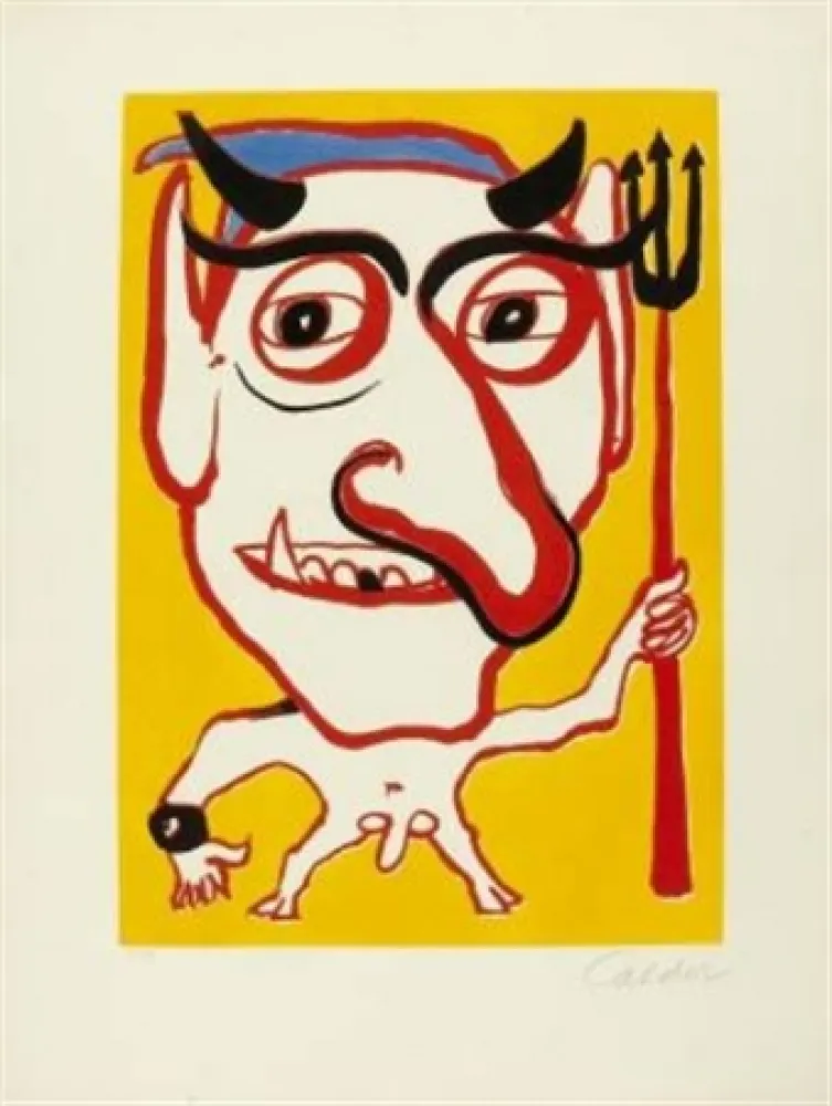 エッチングと　アクチアント Calder - Constantin Tacou