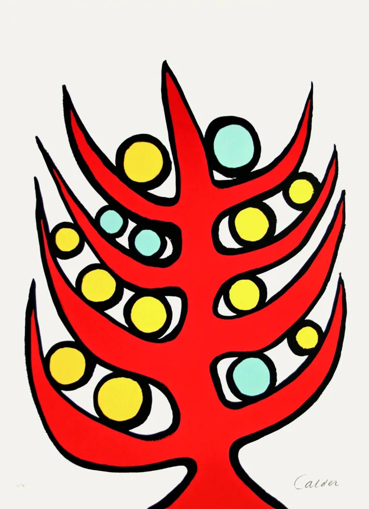 リトグラフ Calder - L’albero del bene e del male