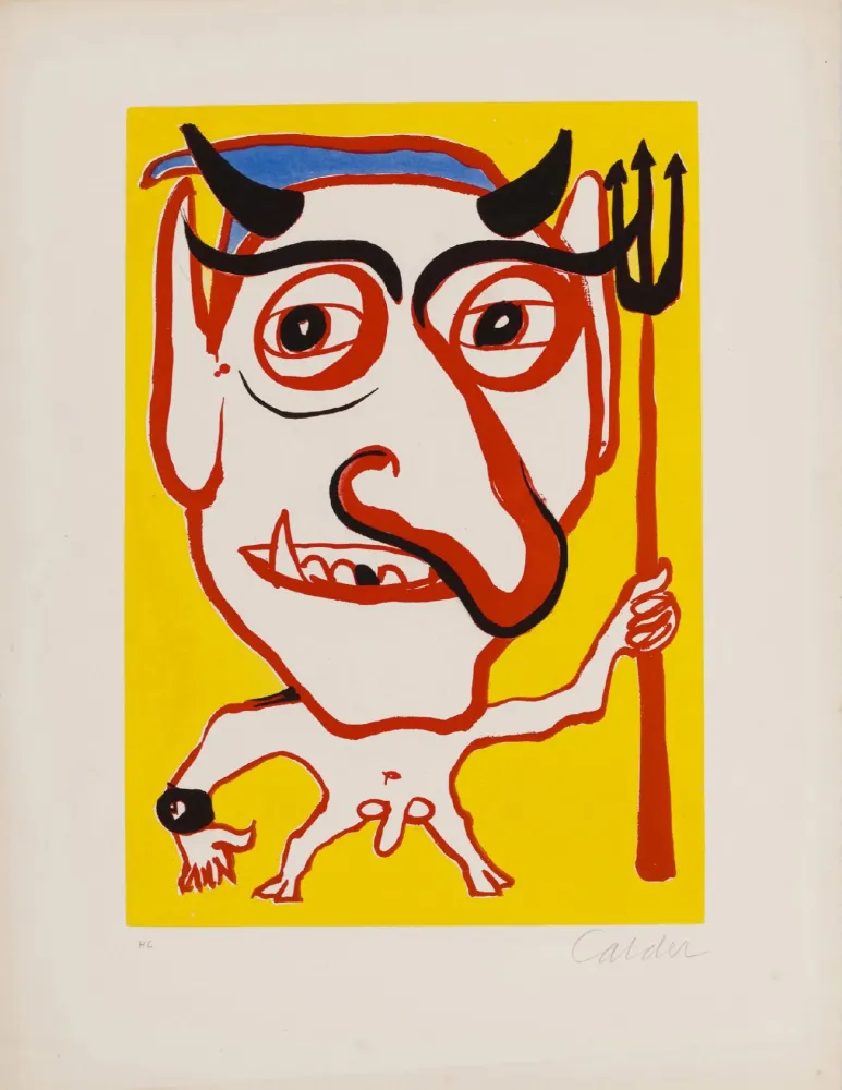 アクチアント Calder - Le diable (portrait de Constantin Tacou)
