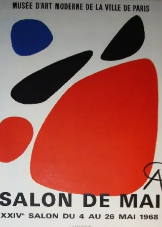 掲示 Calder - Salon de mai 1968