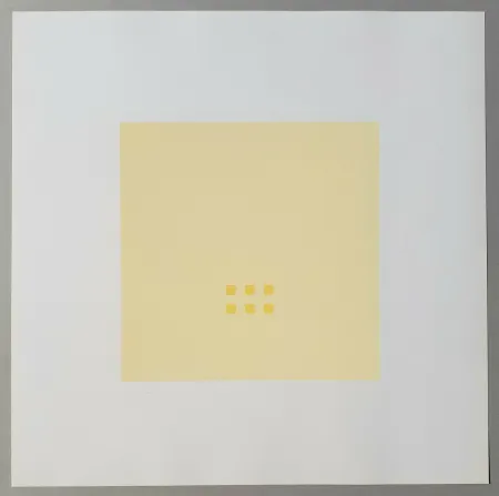 シルクスクリーン Calderara - Luce spazio immagine (Tav. 3)