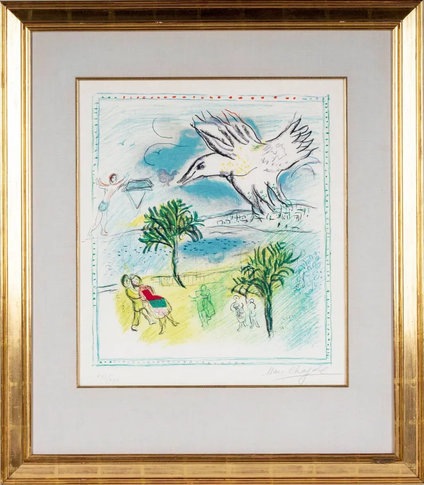 リトグラフ Chagall - La Grande Corniche